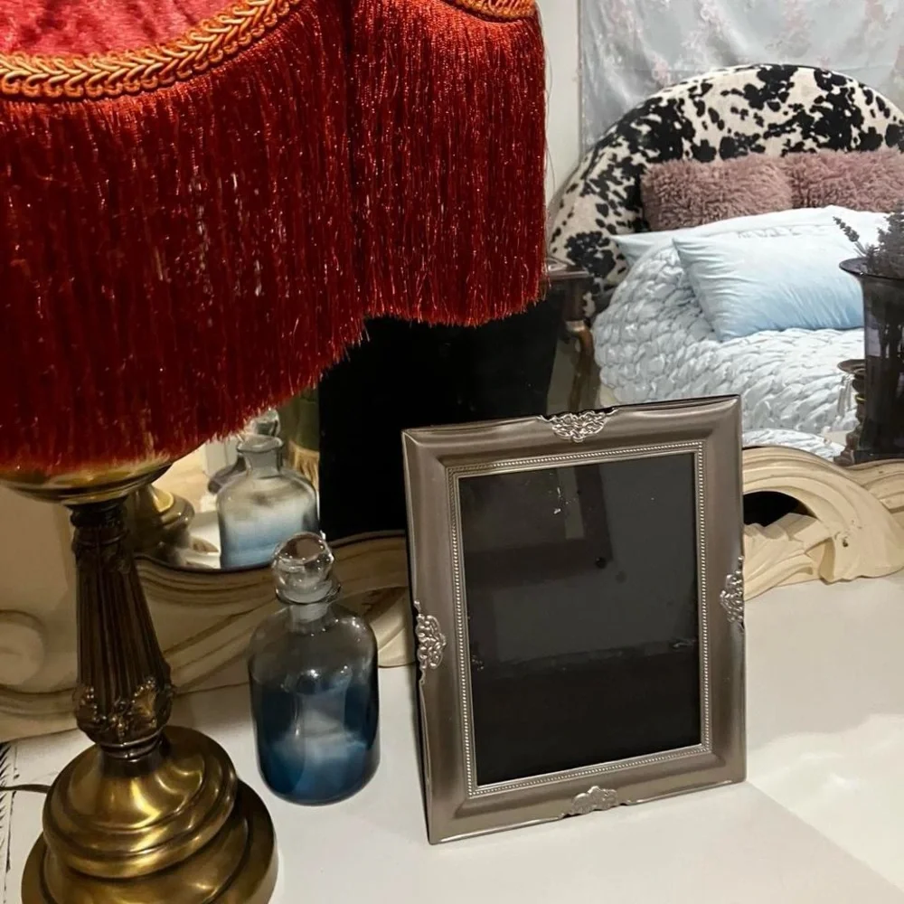 Vintage silver ornate frame 10” by 13”